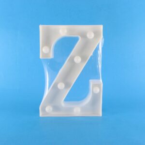 Letra Led (Z) Cálida decorativa