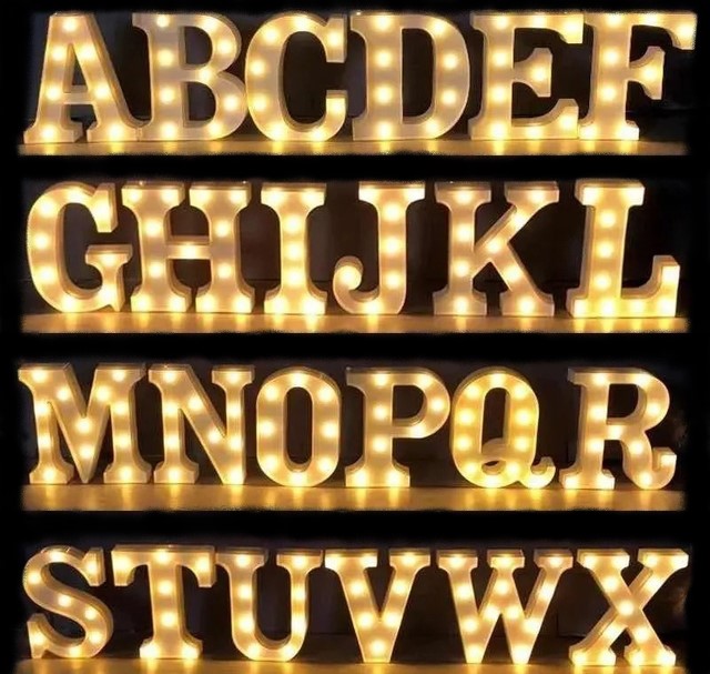 Letra Led (U) Cálida decorativa - Imagen 4