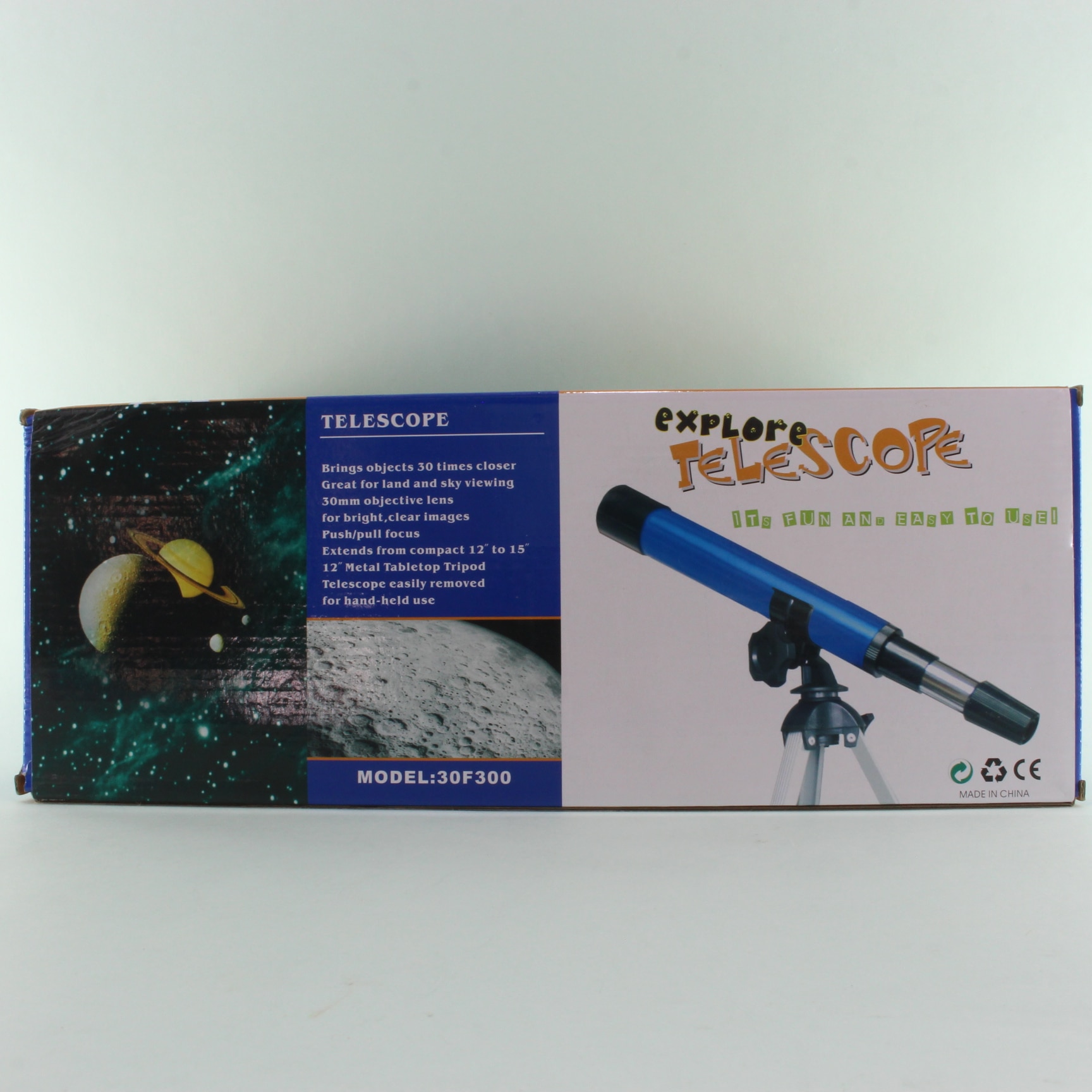 Telescopio de trípode modelo 30F300