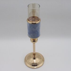 candelabro ceramica y metal