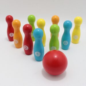 Juego de Bolos en Madera