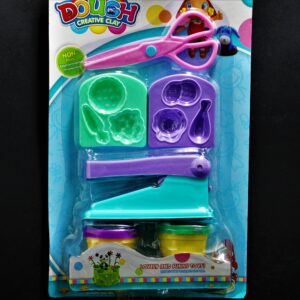 Plastilina moldeable x2 con tijera y mo
