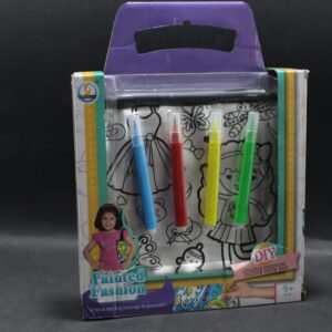 Bolsa para colorear de niña