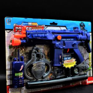Set de policia con pistola