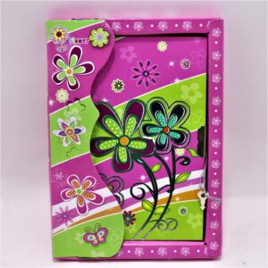 Diario flores 15x20cm