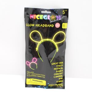 Diadema neon orejas de conejo