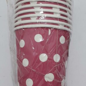 VASO FUSCIA PUNTOS x 10 7 ONZ