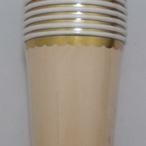 VASO SALMON BORDE DORADO x 10 7 ONZ