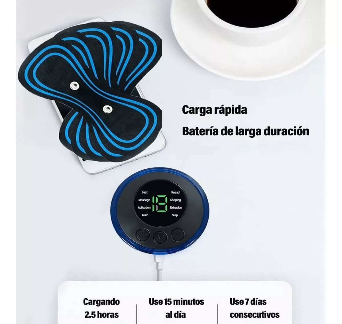 Mini Parche Masajeador Eléctrico - Imagen 5