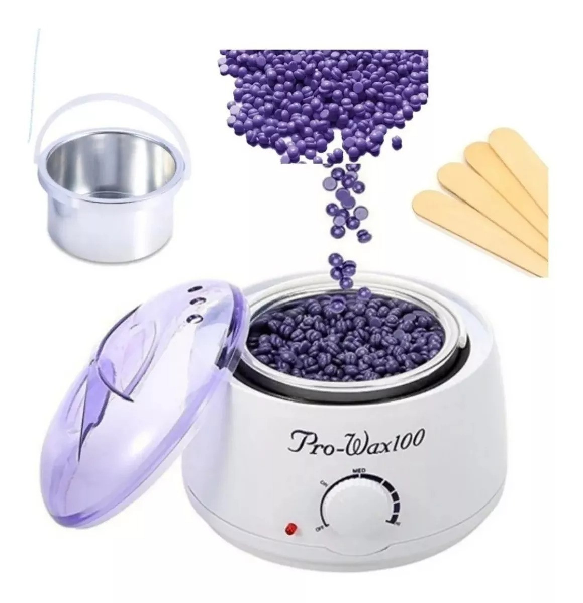 Olla Para Cera Depilatoria + Cera Perlas - Imagen 4