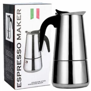 CAFETERA EXPRESS ACERO 450ML - 9 CUPS