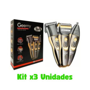 3Unds-Geemy GM-595 Kit De Barbera 3En1