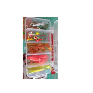 Caja De Señuelos Pesca Anzuelos Estuche