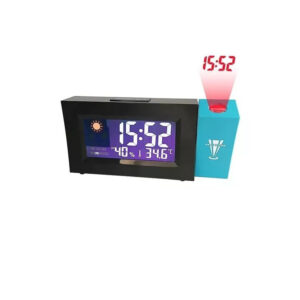 Reloj Despertador Luz Led En La Pared