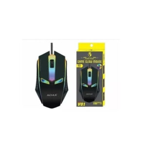 Mouse Gamer Alambrico Color Rgb Aoas V01