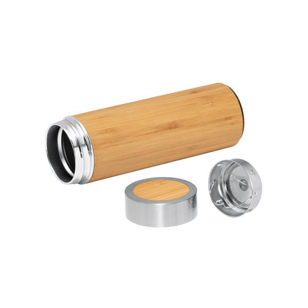 Termo De Bambú Con Infusor x350ml