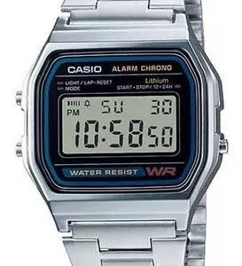 RELOJ CASIO METALICO UNISEX DIGITAL
