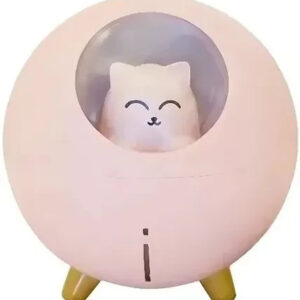 Humidificador Aromatizador Gato Luz Led