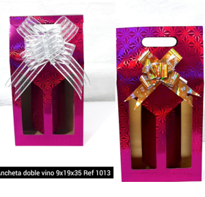CAJA ANCHETA DOBLE VINO