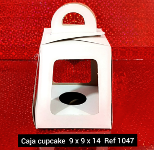 CAJA CUPCAKE X6 UN. 9X9X14 CM