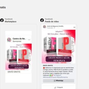 FEM PLUS + POWER MAKER 30 PAPELETAS