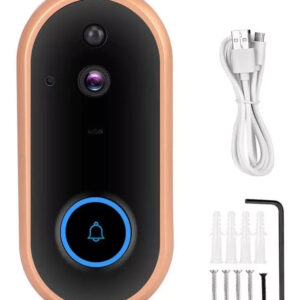 Timbre De Puerta Seguridad Wifi Micrófon
