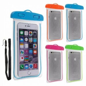 bolsa de agua con flotador para celular
