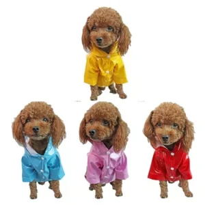 carpa lluvia para perro talla s color