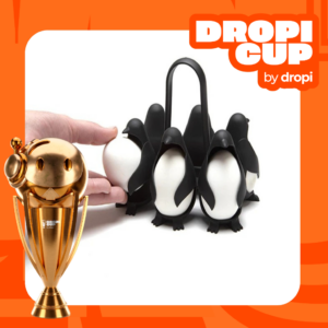 Soporte huevos pingüino B-13 DROPI CUP