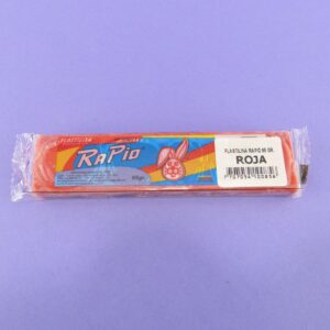 PLASTILINA RAPID 65 GR ROJA