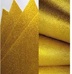 PLIEGO FOMMY ESCARCHADO DORADO 70X100CM