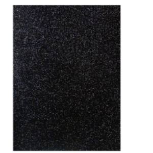 PLIEGO FOMMY ESCARCHADO NEGRO 70X100CM