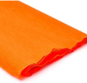 PAPEL CREPE NARANJA PAQUETE X 10 PIEZAS