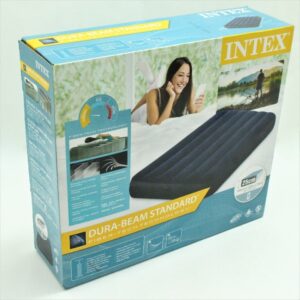 Colchon inflable de color azul Mediano