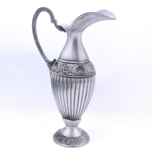 Jarra Decorativa en Electro Plata Ovala