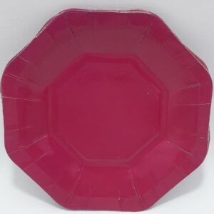 PLATO FUSCIA OSCURO CARTON 18CM X 10 UN