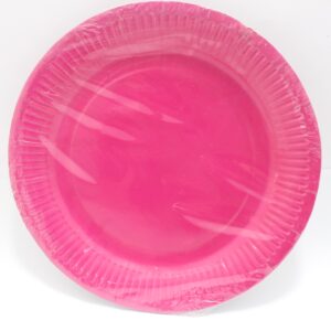 PLATO FUSCIA 23CM X 10 UNIDADES