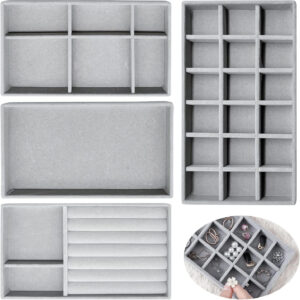 Set Joyero x 4 Organizador Joyas