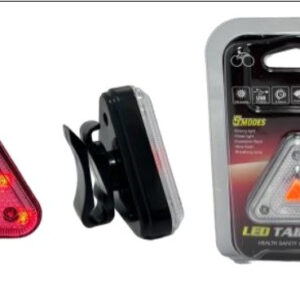 Luz trasera para bicicleta triangulo