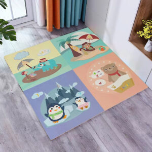 Tapete para bebé estampado 4 fichas