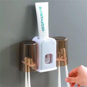 Soporte doble para cepillos dispensador