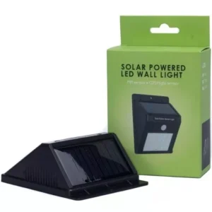 6 lámparas panel solar exteriores 30LED