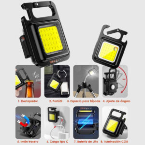 Combo x2 Mini Linterna Led Potente Bosil