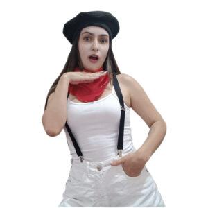 Kit Disfraz De Mimo Sencillo 3 Piezas