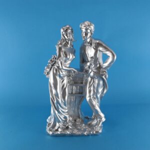 Pareja porcelana decorativa