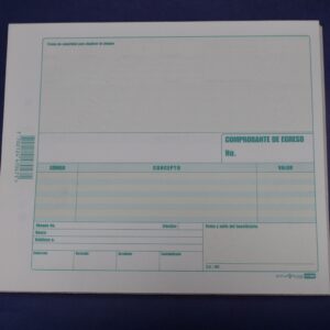COMPROBANTE DE EGRESO CHEQUE  N3354 12X