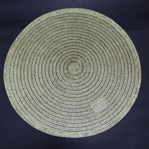 Individual redondo 38cm plata