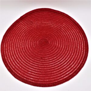 Individual Redondo 38cm colores metaliz