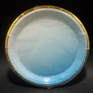 Platos AZUL CLARO desvanecido 18cm  X 1