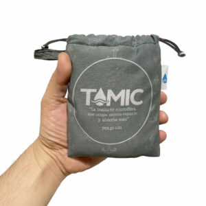 Toalla De  Microfibra 70x40cm  Gris